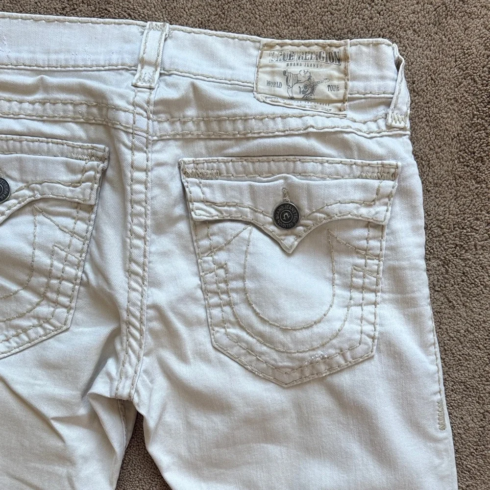 Men's True Religion White Jeans